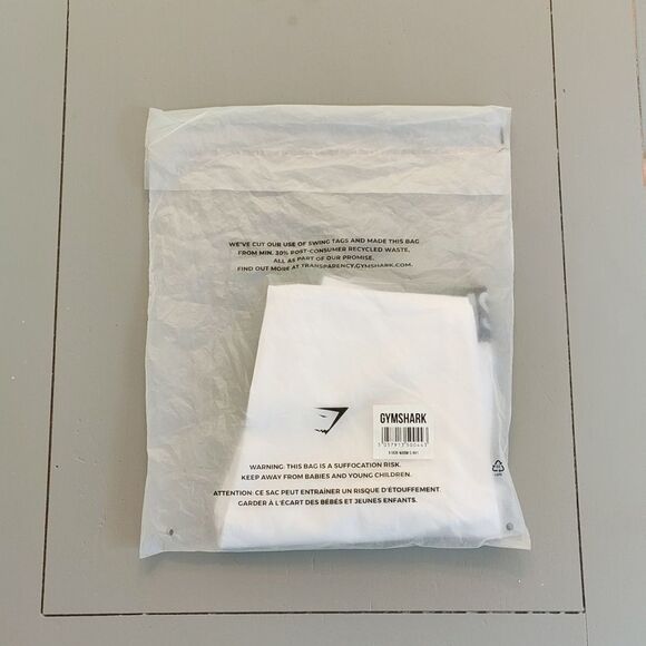 Gymshark Men's Element Baselayer Compression Fit Leggings Size S in White NWT‎ - Picture 5 of 7